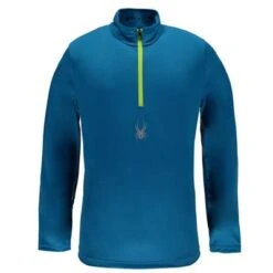 Spyder Silver Dip Dry W.E.B. T-Neck Men's 8 Spyder Silver Dip Dry W.E.B. T-Neck Men's -Spyder 10009 ELECTRICBLBTYLW m