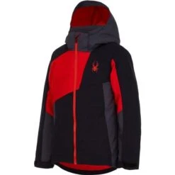 Spyder Ambush Insulated Jacket Boys' 5 Spyder Ambush Insulated Jacket Boys' -Spyder 104613 BLACK m