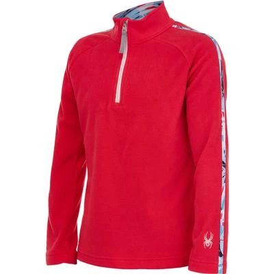 Spyder Speed Fleece Zip T-Neck Top Girls' 2 Spyder Speed Fleece Zip T-Neck Top Girls' - Image 2