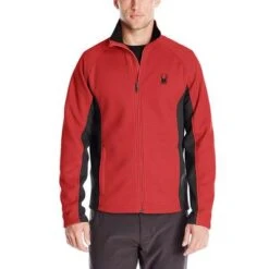 Spyder Constant Full-Zip Mid Weight Core Sweater Men's 11 Spyder Constant Full-Zip Mid Weight Core Sweater Men's -Spyder 11919 REDBLACK m