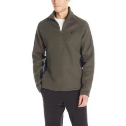 Spyder Pitch 1/2-Zip Heavy Weight Core Sweater Men's 8 Spyder Pitch 1/2-Zip Heavy Weight Core Sweater Men's -Spyder 11954 OSETRA m