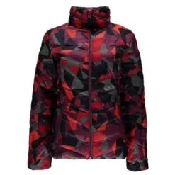 Spyder Geared Synthetic Down Jacket Women's 7 Spyder Geared Synthetic Down Jacket Women's -Spyder 18998 RED CAMO PRINT m
