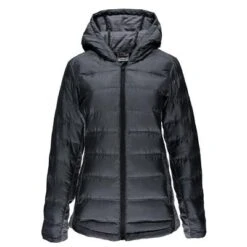 Spyder Solitude Hoody Down Jacket Women's -Spyder 18999 BLACKBLACK m