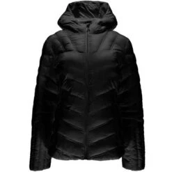 Spyder Geared Hoody Synthetic Down Jacket Women's 3 Spyder Geared Hoody Synthetic Down Jacket Women's -Spyder 19013 BLACK m