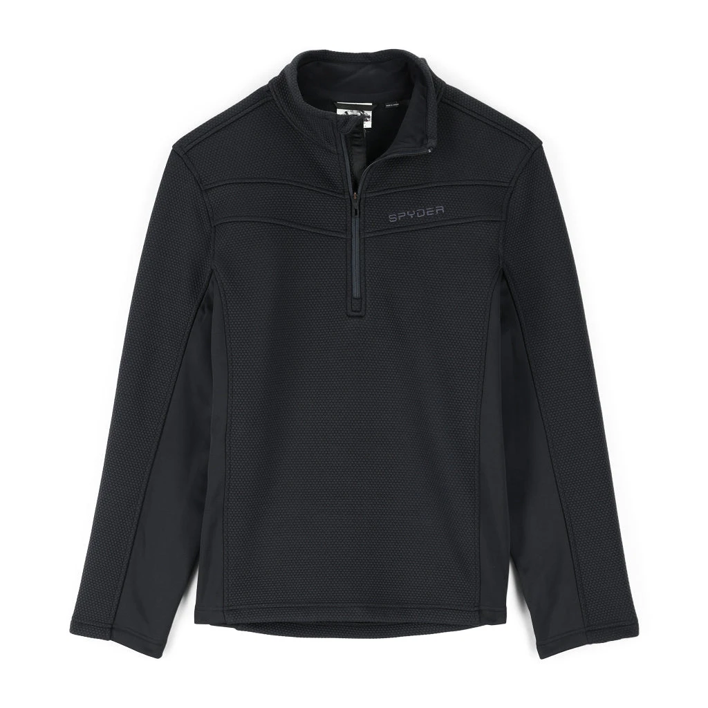 Spyder Mens Encore Half Zip - Black 1 Spyder Mens Encore Half Zip - Black