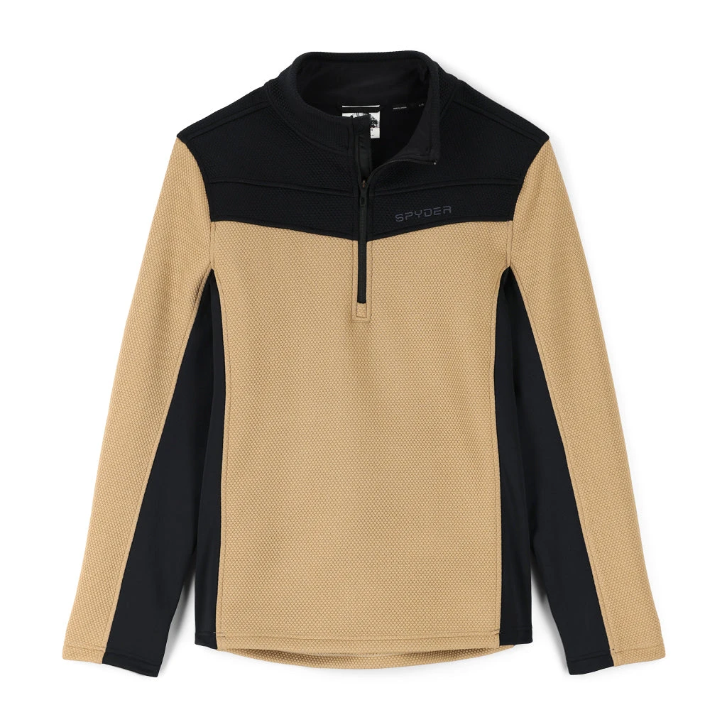 Spyder Mens Encore Half Zip - Black Tannin 2 Spyder Mens Encore Half Zip - Black Tannin - Image 2