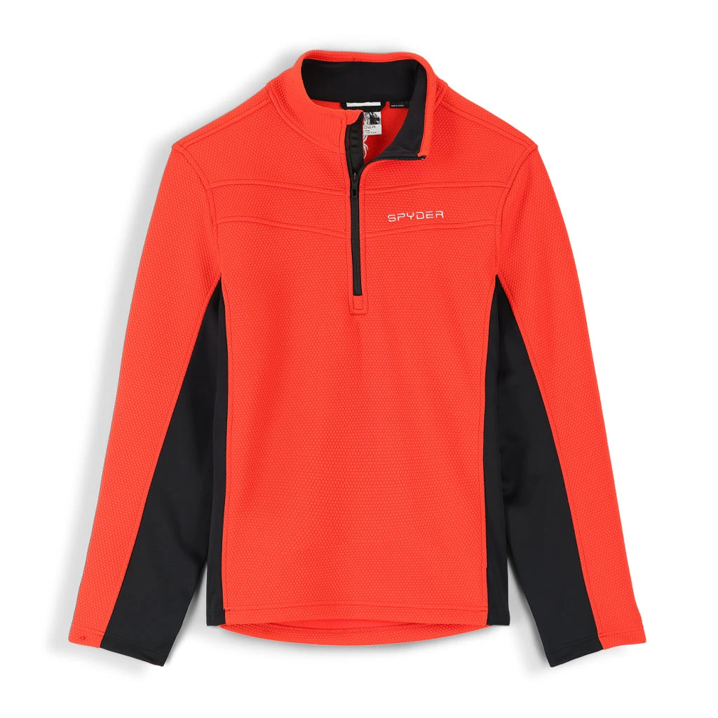 Spyder Mens Encore Half Zip - Volcano 1 Spyder Mens Encore Half Zip - Volcano