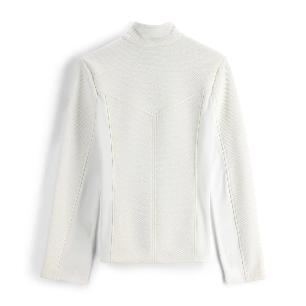 Spyder Womens Encore Full Zip - White White 2 Spyder Womens Encore Full Zip - White White - Image 2