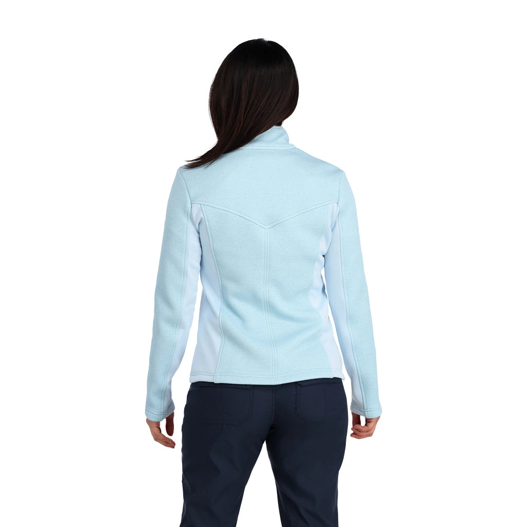 Spyder Womens Encore Full Zip - Frost Frost 3 Spyder Womens Encore Full Zip - Frost Frost - Image 3