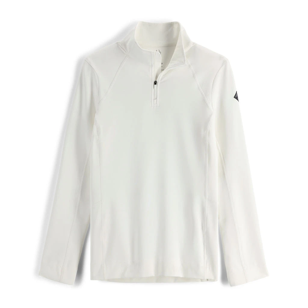 Spyder Womens Savona Half Zip - White 1 Spyder Womens Savona Half Zip - White