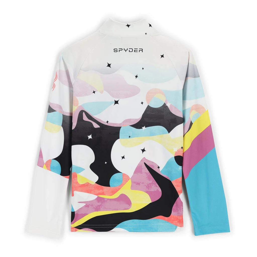 Spyder Big Girls Surface Half Zip - White 2 Spyder Big Girls Surface Half Zip - White - Image 2