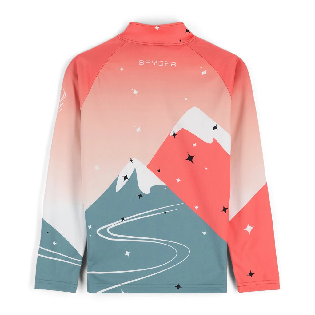 Spyder Big Girls Surface Half Zip - Tundra 2 Spyder Big Girls Surface Half Zip - Tundra - Image 2