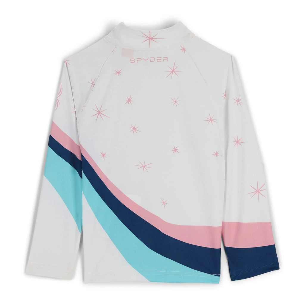 Spyder Little Girls Reflect Half Zip - White 3 Spyder Little Girls Reflect Half Zip - White - Image 3