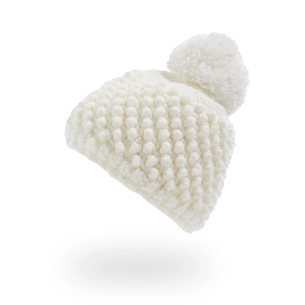 Spyder Big Girls Brrr Berry Pom - White 2 Spyder Big Girls Brrr Berry Pom - White - Image 2