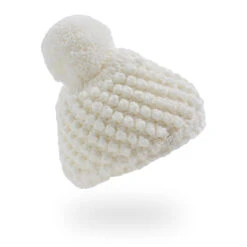 Spyder Little Girls Brrr Berry Pom - White