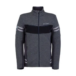 Spyder 37 Spyder Mens Wengen Full Zip - Ebony (2021)