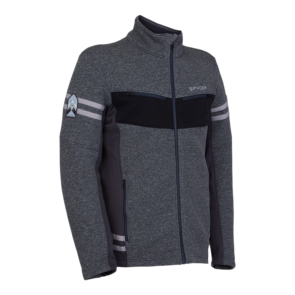 Spyder Mens Wengen Full Zip - Ebony (2021) 5 Spyder Mens Wengen Full Zip - Ebony (2021) - Image 5
