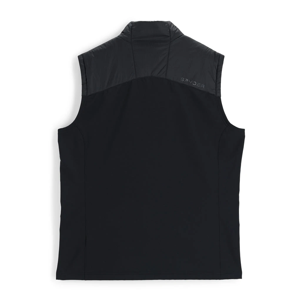 Spyder Mens Glissade Vest - Black Black 2 Spyder Mens Glissade Vest - Black Black - Image 2