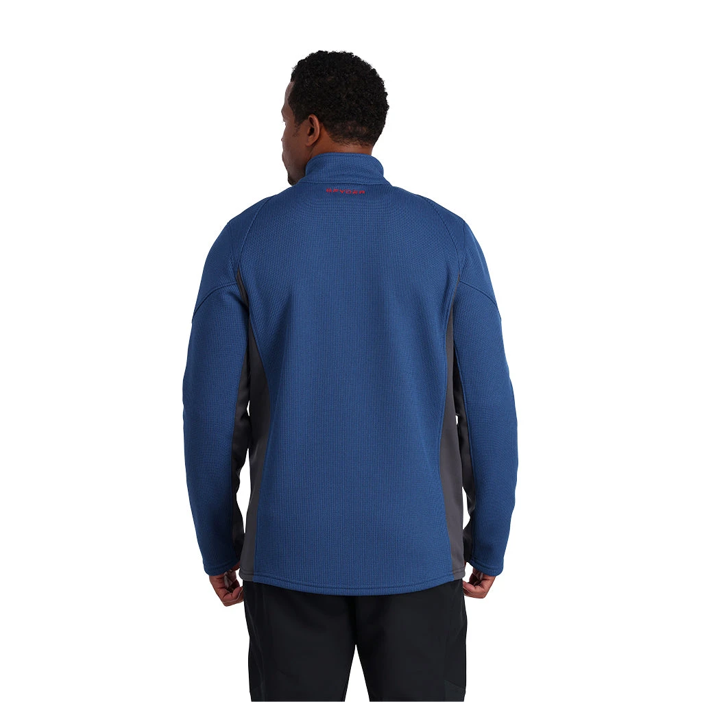 Spyder Mens Bandit Half Zip - Abyss Volcano 2 Spyder Mens Bandit Half Zip - Abyss Volcano - Image 2