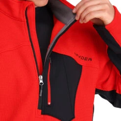 Spyder Mens Bandit Half Zip - Volcano 10 Spyder Mens Bandit Half Zip - Volcano -Spyder 205028 620 4 mbxzty