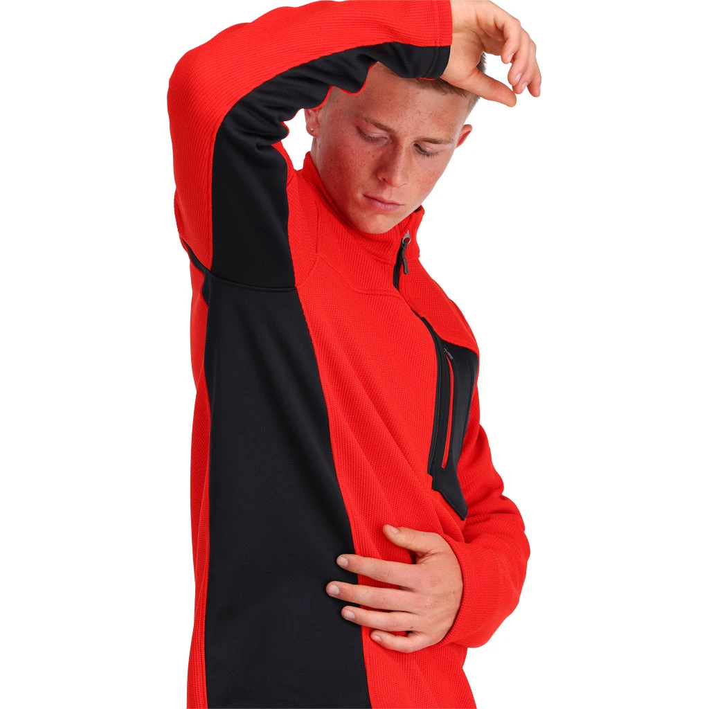 Spyder Mens Bandit Half Zip - Volcano 6 Spyder Mens Bandit Half Zip - Volcano - Image 6