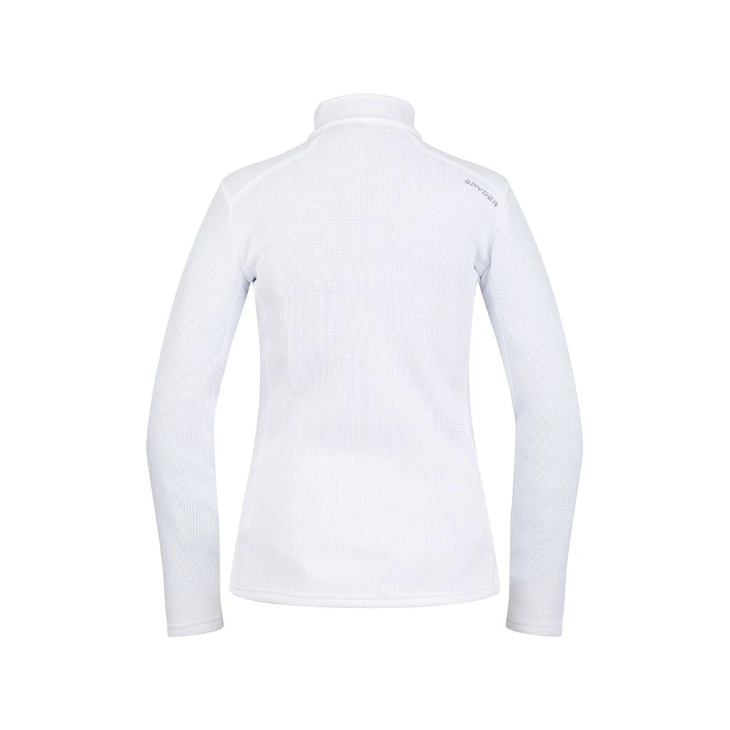 Spyder Womens Bandita Full Zip - White (2021) 2 Spyder Womens Bandita Full Zip - White (2021) - Image 2