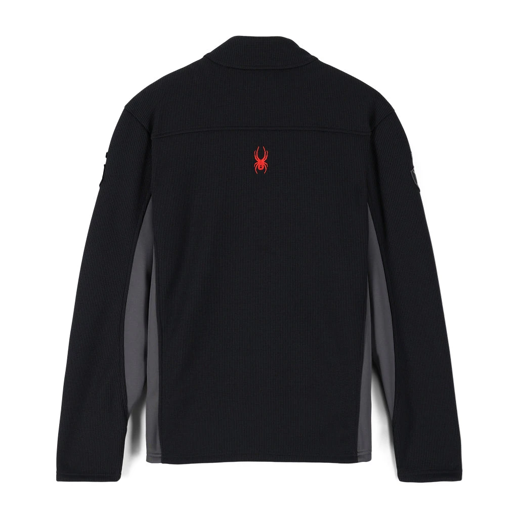 Spyder Mens Bandit Wengen Full Zip - Black 2 Spyder Mens Bandit Wengen Full Zip - Black - Image 2