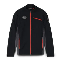 Spyder 17 Spyder Mens Bandit Wengen Full Zip - Black