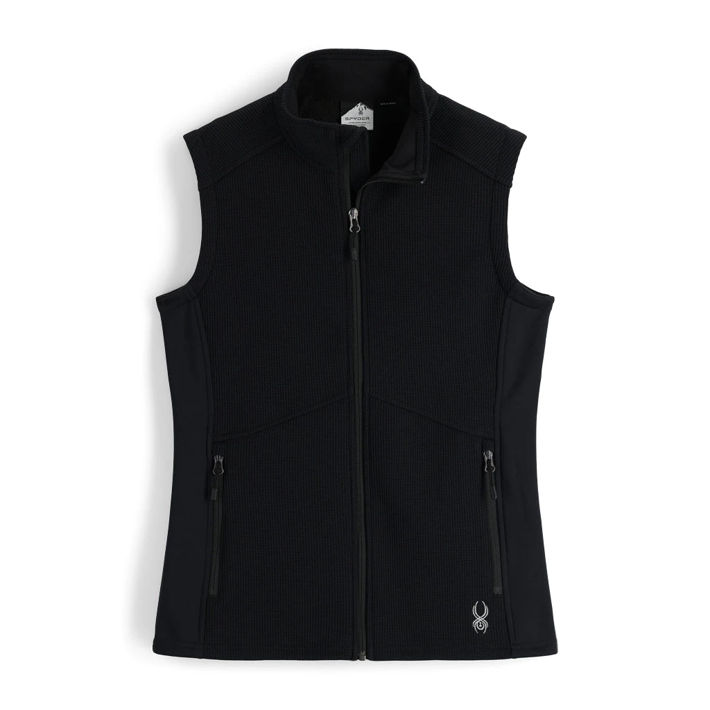 Spyder Womens Bandita Vest - Black Black 1 Spyder Womens Bandita Vest - Black Black