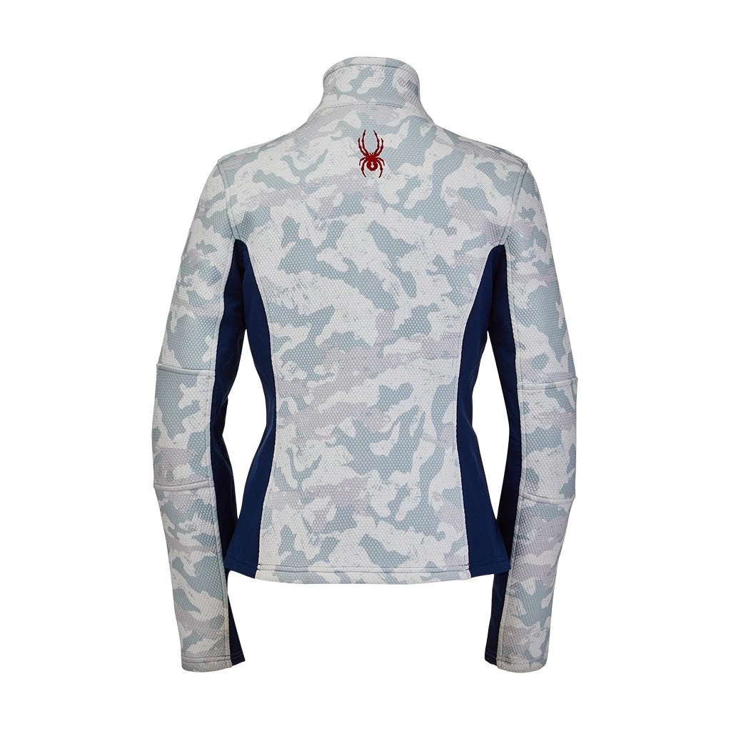 Spyder Womens Usa Encore Full Zip - Snow Camo (2021) 2 Spyder Womens Usa Encore Full Zip - Snow Camo (2021) - Image 2