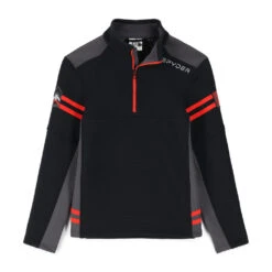 Spyder 35 Spyder Mens Wengen Half Zip - Black