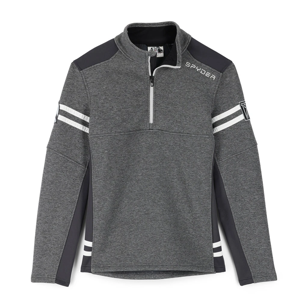 Spyder Mens Wengen Half Zip - Ebony 2 Spyder Mens Wengen Half Zip - Ebony - Image 2