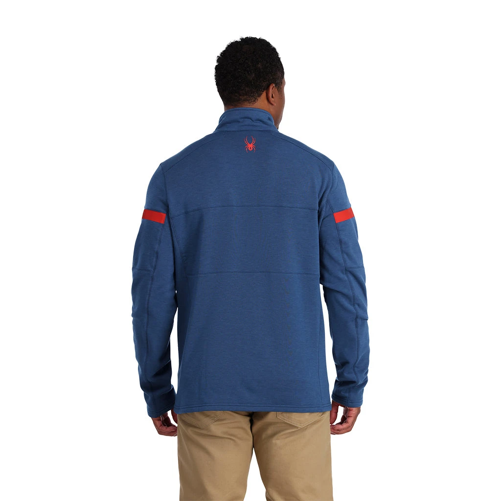 Spyder Mens Speed Full Zip - Abyss Volcano 3 Spyder Mens Speed Full Zip - Abyss Volcano - Image 3