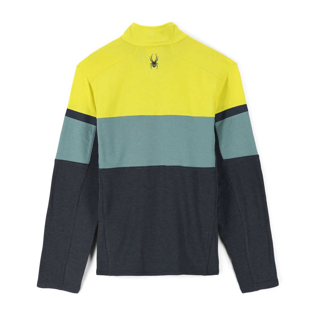 Spyder Mens Speed Half Zip - Ebony Citron 2 Spyder Mens Speed Half Zip - Ebony Citron - Image 2