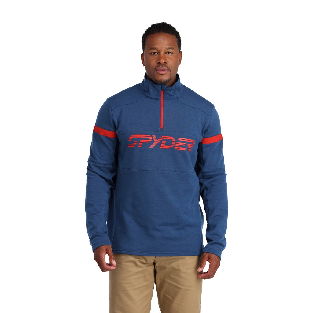 Spyder Mens Speed Half Zip - Abyss Volcano 3 Spyder Mens Speed Half Zip - Abyss Volcano - Image 3