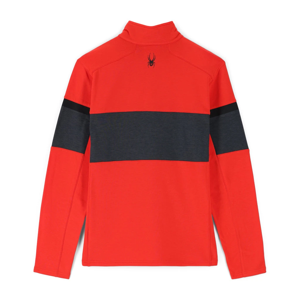 Spyder Mens Speed Half Zip - Volcano Ebony 2 Spyder Mens Speed Half Zip - Volcano Ebony - Image 2