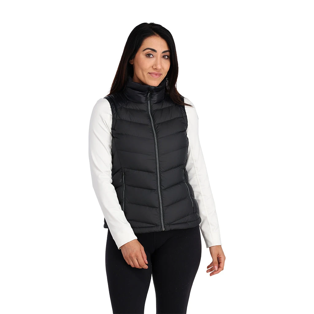 Spyder Womens Timeless Vest - Black Black 2 Spyder Womens Timeless Vest - Black Black - Image 2