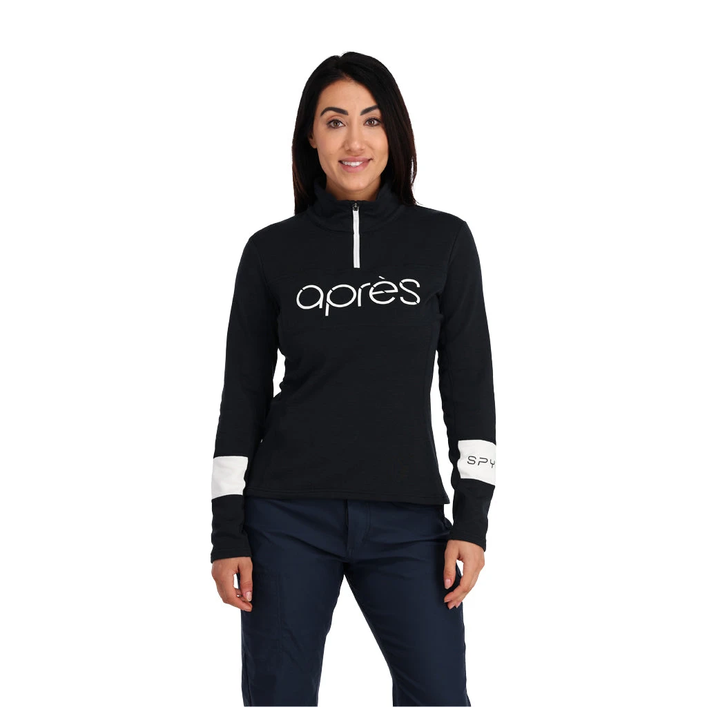 Spyder Womens Speed Quarter Zip - Black 2 Spyder Womens Speed Quarter Zip - Black - Image 2