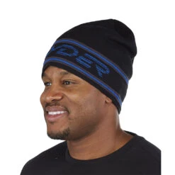 Spyder Mens Retro Logo Knit Hat - Black -Spyder 217102 001 1 vlykgb
