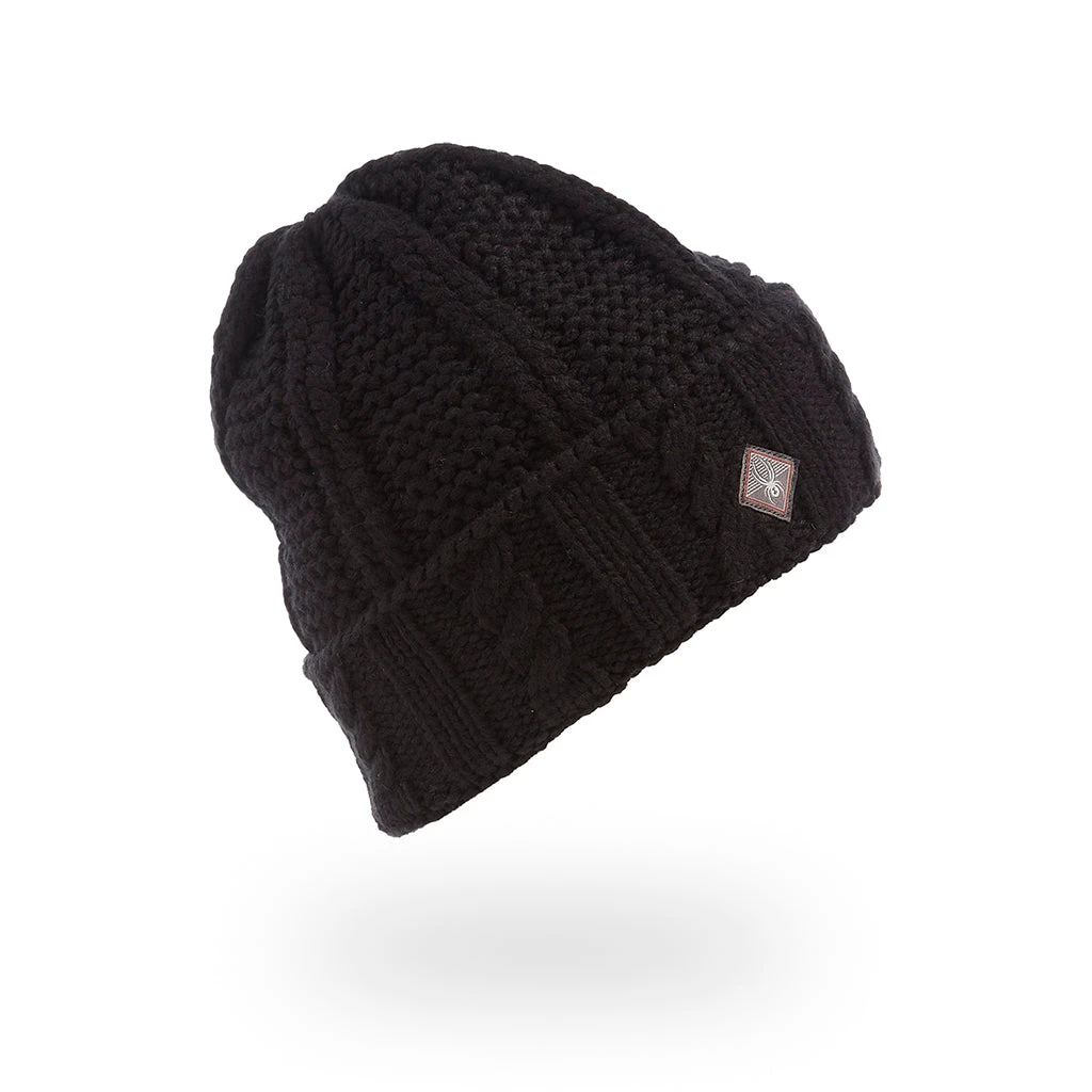 Spyder Womens Cable Knit - Black 1 Spyder Womens Cable Knit - Black