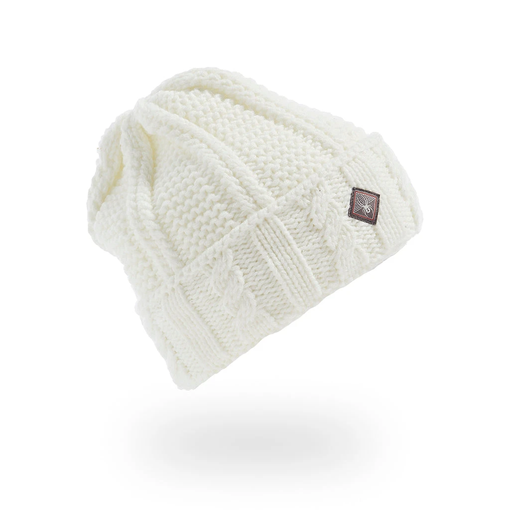 Spyder Womens Cable Knit - White 1 Spyder Womens Cable Knit - White