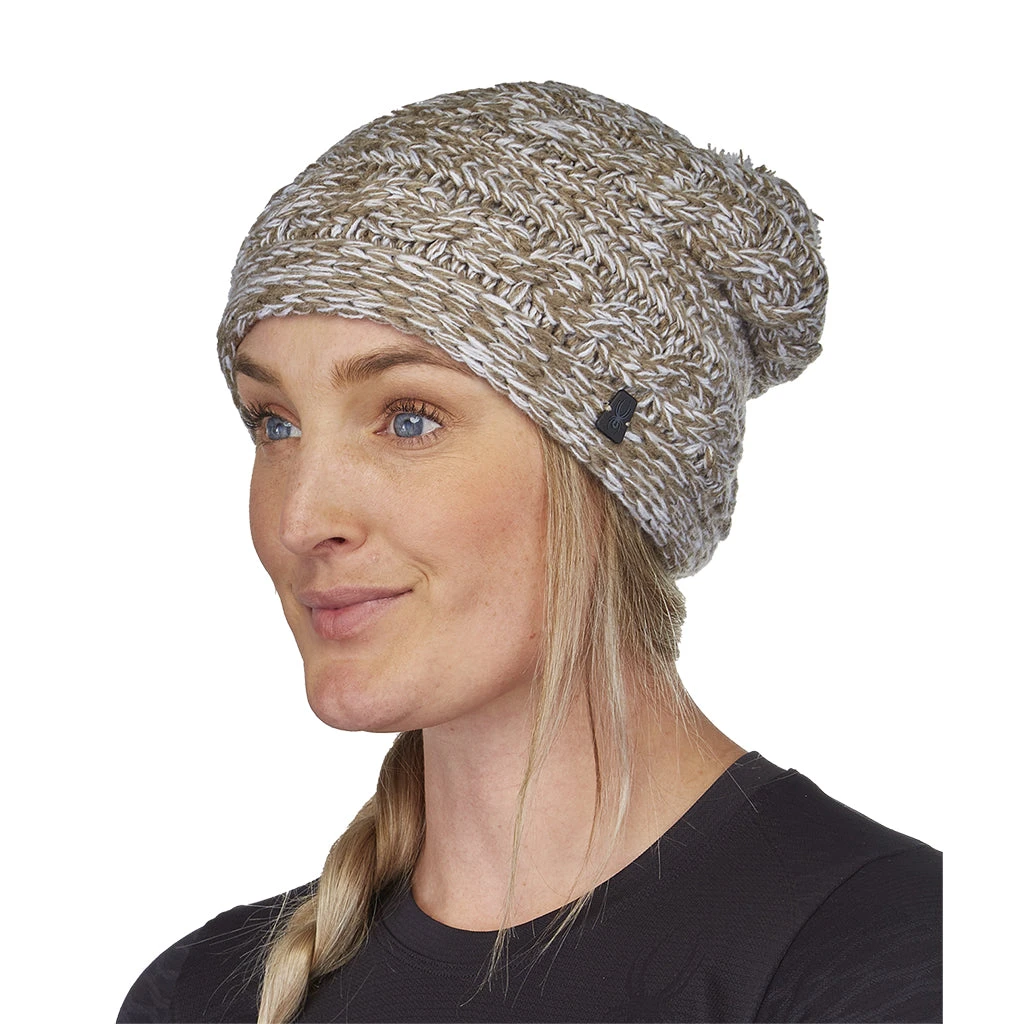 Spyder Womens Twisty Knit Pom - Cashmere 1 Spyder Womens Twisty Knit Pom - Cashmere