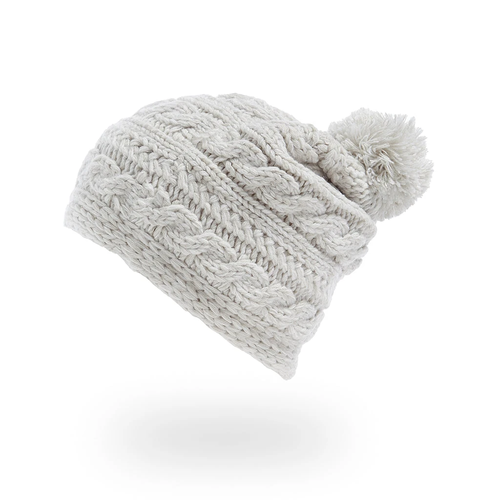 Spyder Womens Twisty Knit Pom - White 3 Spyder Womens Twisty Knit Pom - White - Image 3
