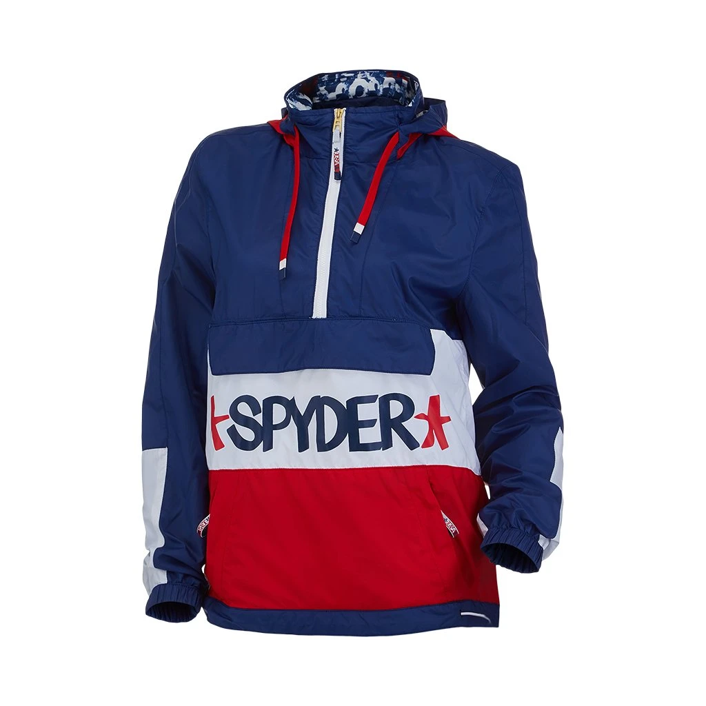 Spyder Womens Haze USA Windbreaker - National (2021) 1 Spyder Womens Haze USA Windbreaker - National (2021)