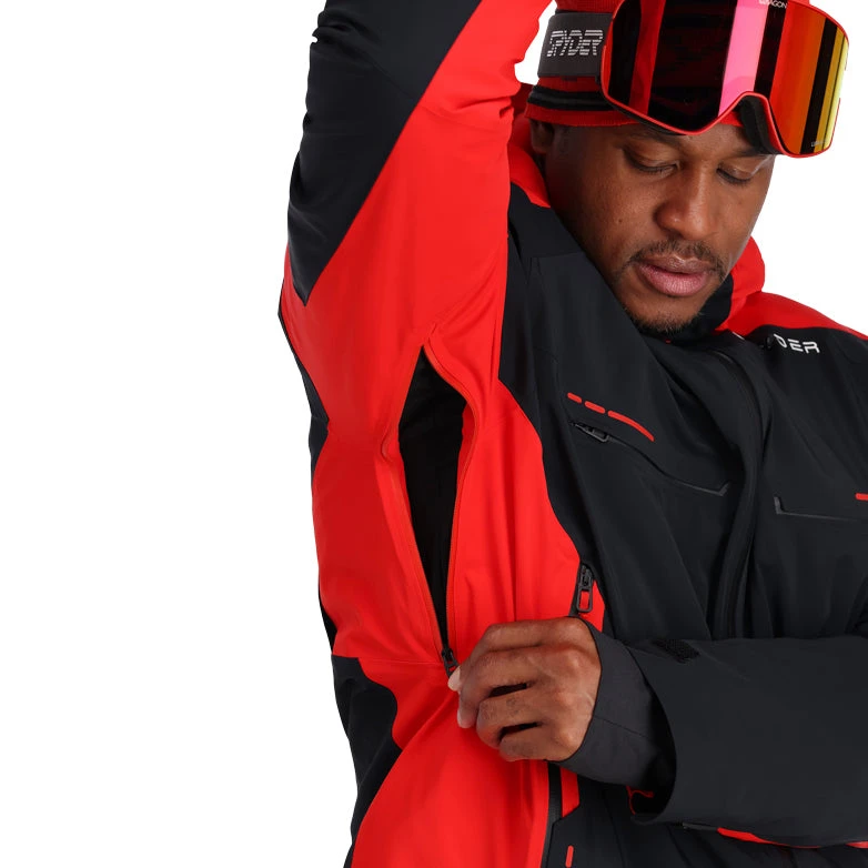 Spyder Mens Monterosa - Black Volcano 6 Spyder Mens Monterosa - Black Volcano - Image 6