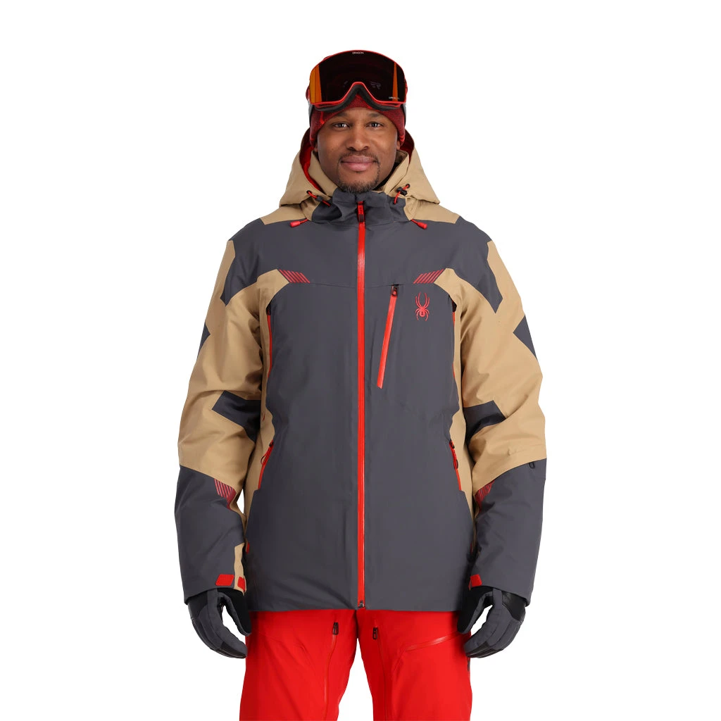 Spyder Mens Leader - Ebony Tannin 2 Spyder Mens Leader - Ebony Tannin - Image 2