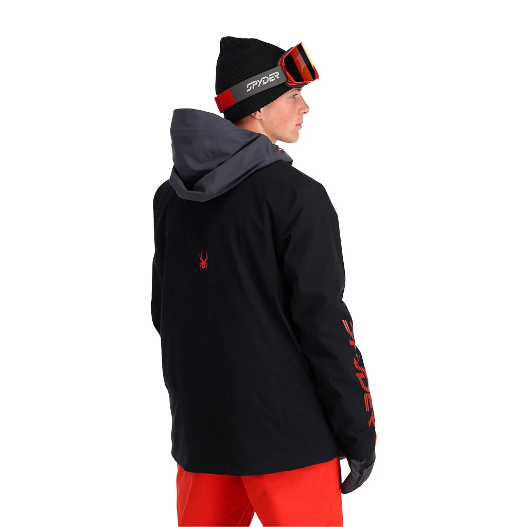 Spyder Mens Anthem - Black Volcano 2 Spyder Mens Anthem - Black Volcano - Image 2