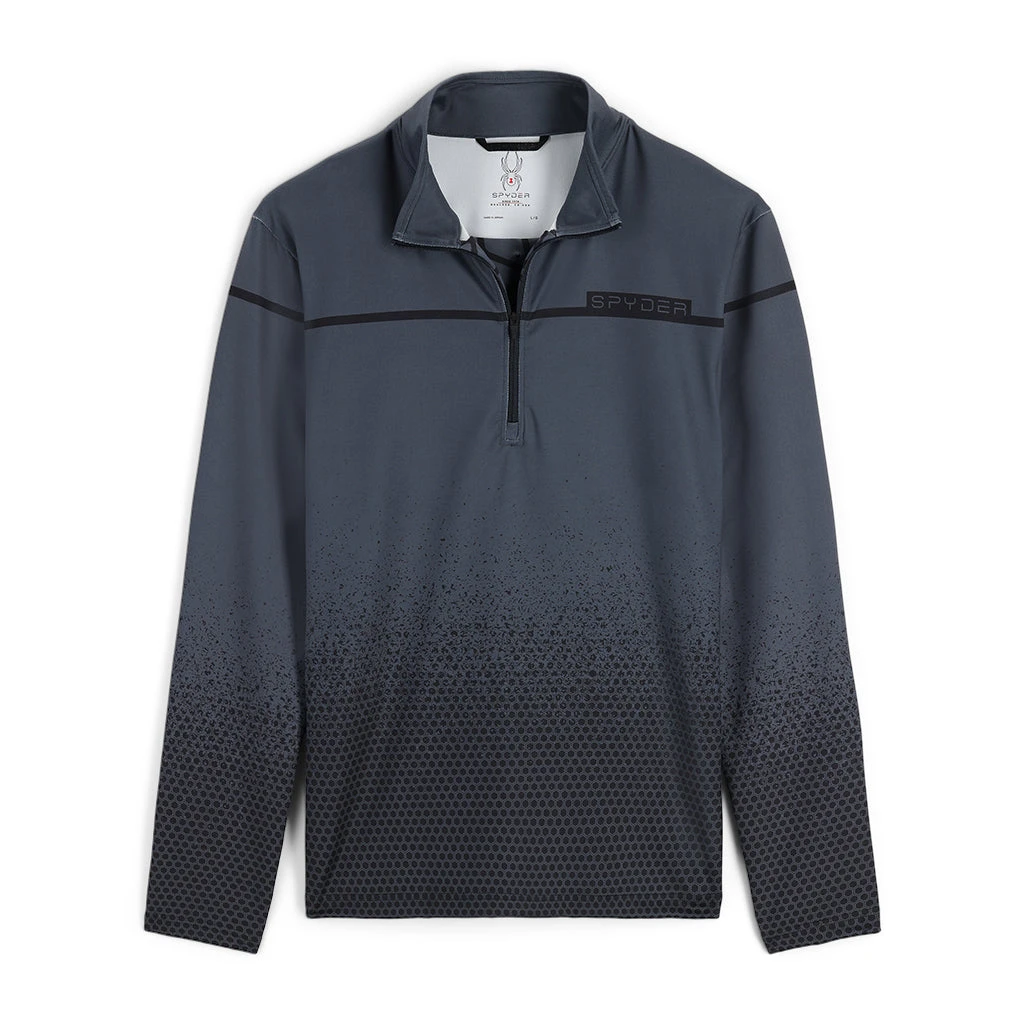 Spyder Mens Spirit Of '78 Half Zip - Faded Geo Ebony 1 Spyder Mens Spirit Of '78 Half Zip - Faded Geo Ebony