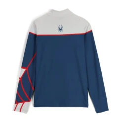 Spyder Mens Spirit Of '78 Half Zip - Glacier Abyss 5 Spyder Mens Spirit Of '78 Half Zip - Glacier Abyss -Spyder 221308 086 B qdetei