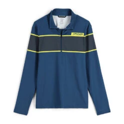 Spyder Mens Spirit Of '78 Half Zip - Abyss Citron
